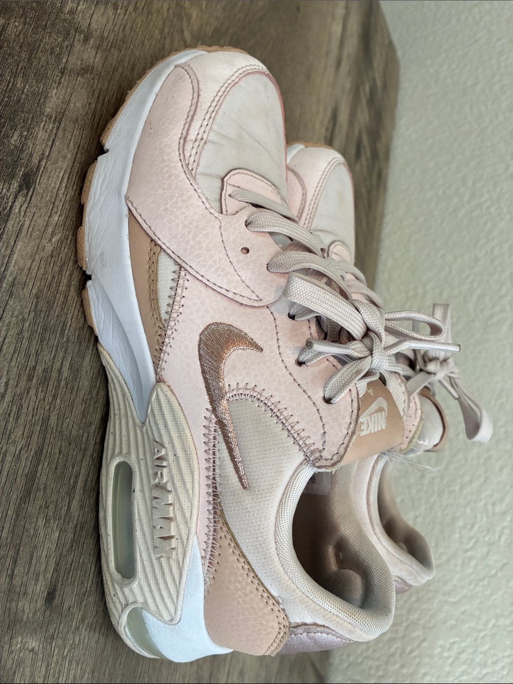 Nike Women’s Blush and Beige Air Max Low-Top Sneakers